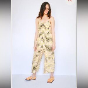 Dusen Dusen 100% silk Culotte jumpsuit